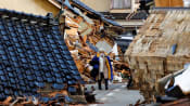 ‘I feel so helpless’: Quake-hit cities in Japan grapple with damage and loss of lives